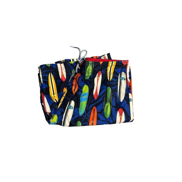Nautica Men's 36W Swim Trunks Board Shorts Surfboard Pattern Inside&Out Pockets - Picture 12 of 12